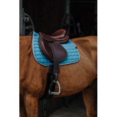 Satteldecke Equithème Orion Türkis Blau