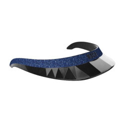 Vizier voor helm Naca GlowUp Glänzend Schwarz / Blau