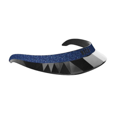 Vizier voor helm Naca GlowUp Glänzend Schwarz / Blau