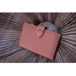 Portemonnaie Pénélope Bertille Cognac Braun Portemonnaie Pénélope Bertille Cognac Braun