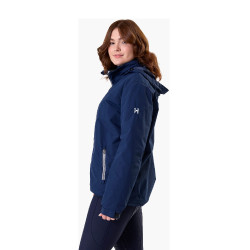 Damen-Regenjacke Horseware Corrib Marine Marineblau