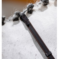 Horseware Continental-Zügel Gummigriff Schwarz