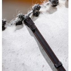 Horseware Continental-Zügel Gummigriff Schwarz