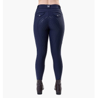 Reithose Horseware Flexfit Winter Full Grip Damen Marine Marineblau