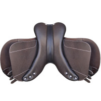 Selle mixte Lyon Privilege Equitation Marron
