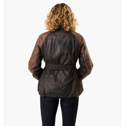 Gewachster Mantel Horseware 40 Jahre Damen Bay Heritage / Rambo Grün