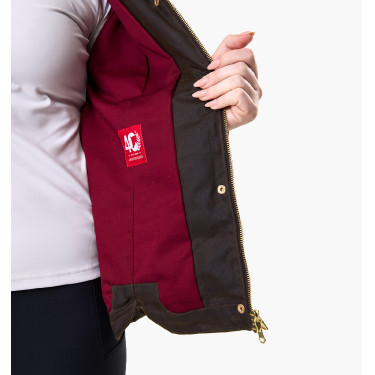 Gewachster Mantel Horseware 40 Jahre Damen Bay Heritage / Rambo Grün