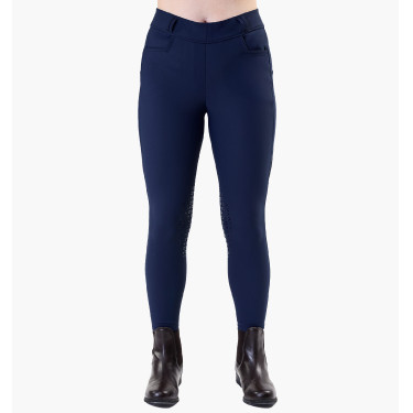 Leggings Easefit Hybrid Horseware Kniegrip Damen Marine Marineblau