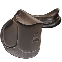 Spring-Sattel doppelt gepolstert Saumur Privilege Equitation Braun Spring-Sattel doppelt gepolstert Saumur Privilege Equitation Braun