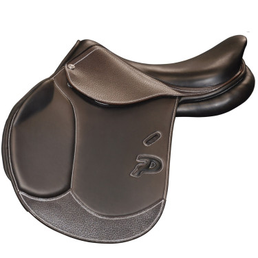 Spring-Sattel doppelt gepolstert Saumur Privilege Equitation Braun Spring-Sattel doppelt gepolstert Saumur Privilege Equitation Braun