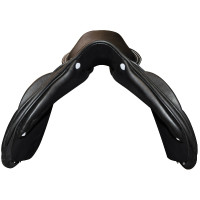 Spring-Sattel doppelt gepolstert Saumur Privilege Equitation Schwarz Spring-Sattel doppelt gepolstert Saumur Privilege Equitation Schwarz