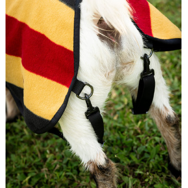 Horseware Newmarket Fleece-Decke für Ziegen Weißgold