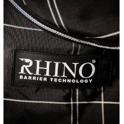 Horseware Rhino Turnout-Decken-Bundle Liner 0 g und 200 g Schwarz karierte Kacheln / schwarz & weiß