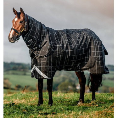 Horseware Rhino Turnout-Decken-Bundle Liner 0 g und 200 g Schwarz karierte Kacheln / schwarz & weiß Motive Horseware Rhino Turnout-Decken-Bundle Liner 0 g und 200 g Schwarz karierte Kacheln / schwarz & weiß Motive