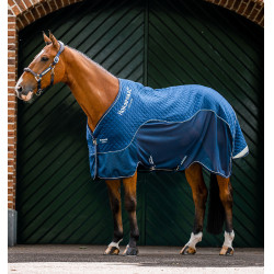 Horseware Signature Transport-Abschwitzdecke Marine Marineblau