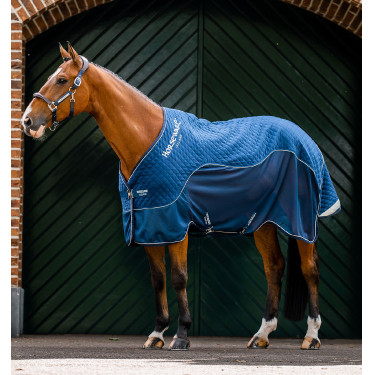 Horseware Signature Transport-Abschwitzdecke Marine Marineblau