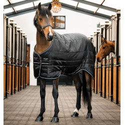 Stalldecke Easy-Layer Horseware 100 g Schwarz / schwarz / silber