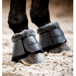 Horseware® Pro Bamboo Hufglocken Schwarz / schwarz