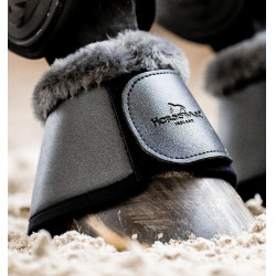 Horseware® Pro Bamboo Hufglocken Schwarz / schwarz