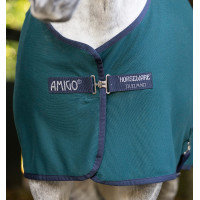 Horseware Amigo Jersey Pony Cooler-Decke Grün Dynastie / Marineblau / Silber Gr&amp;amp;amp;amp;amp;amp;amp;amp;uuml;n