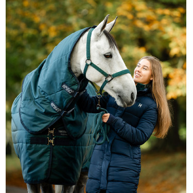 Horseware Amigo Ripstop-Stalldecke 50g Grün Dynastie / Marineblau / Silber Horseware Amigo Ripstop-Stalldecke 50g Grün Dynastie / Marineblau / Silber