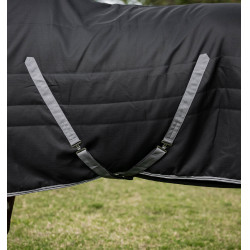 Stalldecke Horseware Rambo® 400g 1000D Schwarz / Sturm / Silbergrau
