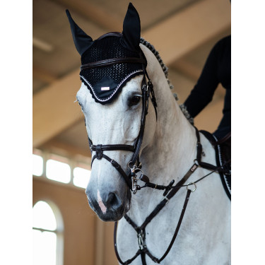 Fliegenhaube Equestrian Stockholm Schwarz Edition