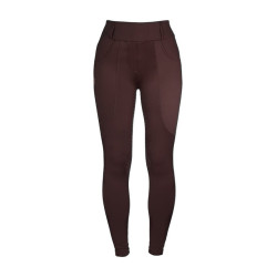 Reitleggings Equestrian Stockholm Supreme Damen Endloser Glanz Braun