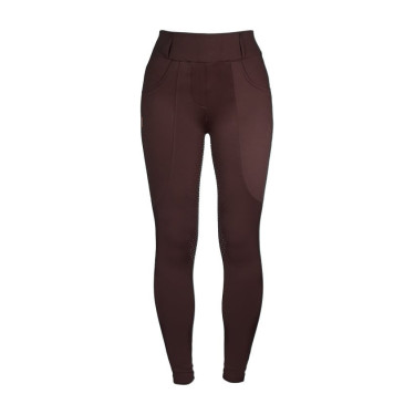 Reitleggings Equestrian Stockholm Supreme Damen Endloser Glanz Braun