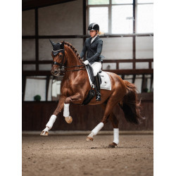 Dressur-Schabracke Equestrian Stockholm Funkelndes Weiß Wei&amp;szlig;