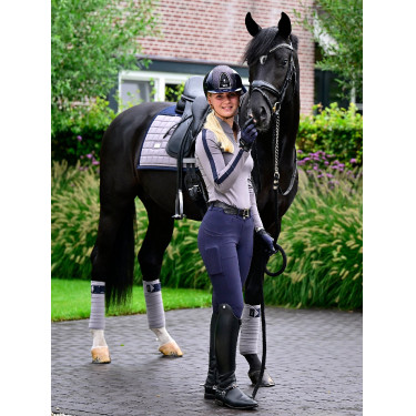 Dressurschabracke Equestrian Stockholm Performance Sportlicher blauer Eschenholz-Sattelbaum Dressurschabracke Equestrian Stockholm Performance Sportlicher blauer Eschenholz-Sattelbaum
