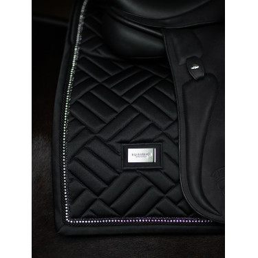 Dressurschabracke Equestrian Stockholm Kunstlamm Crystal Schwarz Dressurschabracke Equestrian Stockholm Kunstlamm Crystal Schwarz