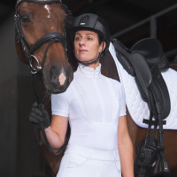 Wettkampf-Poloshirt Euro-Star Ines Weiß Wei&szlig;