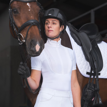 Wettkampf-Poloshirt Euro-Star Ines Weiß Wei&szlig;