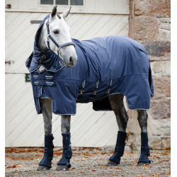 Arbeitsgamaschen Horseware Marine / Marine & Silber Arbeitsgamaschen Horseware Marine / Marine & Silber