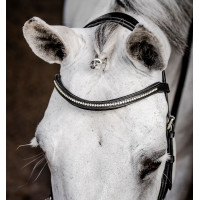 Micklem Diamante Wettkampfkandare von Horseware Schwarz