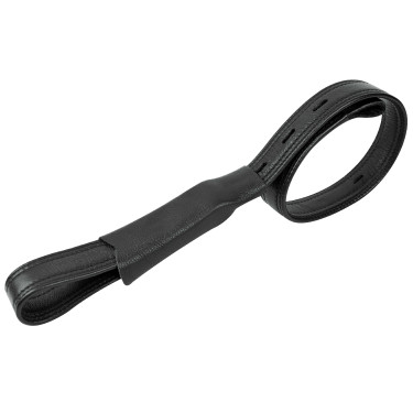 Steigbügelriemen Eric Thomas mit Haken Schwarz