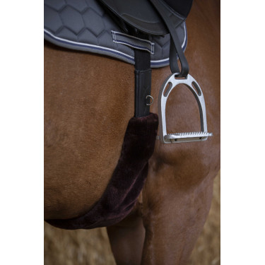 Gurtenschoner Equithème Teddy Schwarz Gurtenschoner Equithème Teddy Schwarz