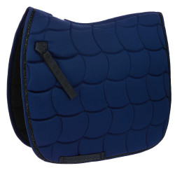 Satteldecke Equithème Satin Marineblau