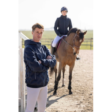 Steppjacke Pro Series Diagonal Marineblau