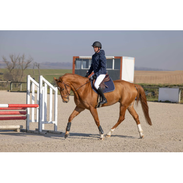 Steppjacke Pro Series Diagonal Marineblau