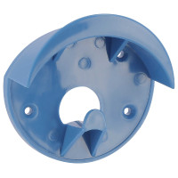 Trensenhalter Hippotonic aus Kunststoff Blau