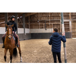 Herrendaunenjacke Equithème Michael Marineblau