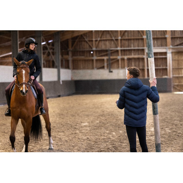 Herrendaunenjacke Equithème Michael Marineblau