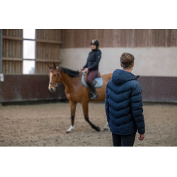 Herrendaunenjacke Equithème Michael Marineblau