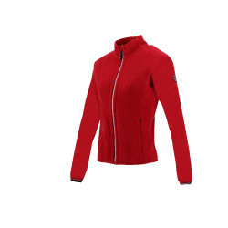 Fleecejacke Equithème Lena Kirsche Rot