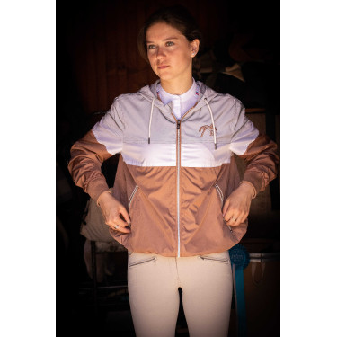 Blouson Pénélope Celecce Karamell / Grau Braun