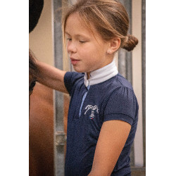 Wettkampf-Poloshirt Eden by PL Madrid Marineblau