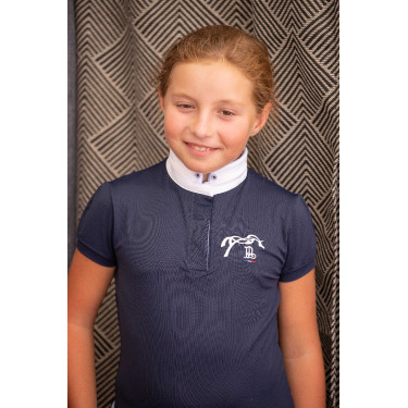 Wettkampf-Poloshirt Eden by PL Madrid Marineblau