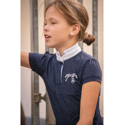 Wettkampf-Poloshirt Eden by PL Madrid Marineblau
